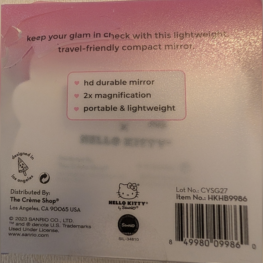 Hello Kitty Mirror & Keychain 🩷 - Picture 4 of 4